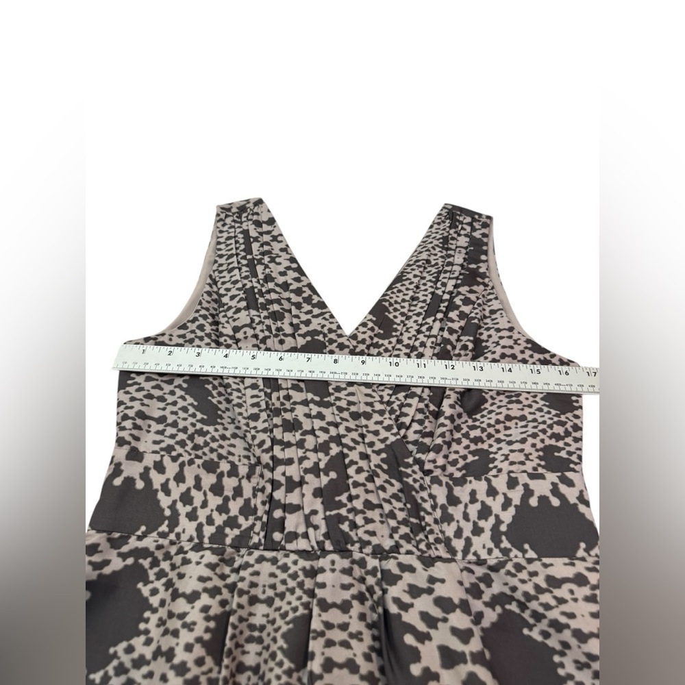 Banana Republic Silk Snakeskin Pattern Dress Petite Size 6 - Picture 10 of 12